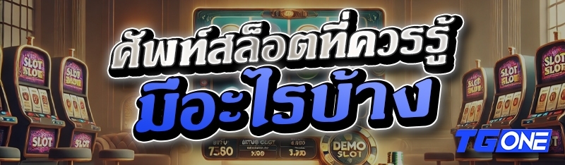 ศัพท์สล็อตที่ควรรู้ มีอะไรบ้าง